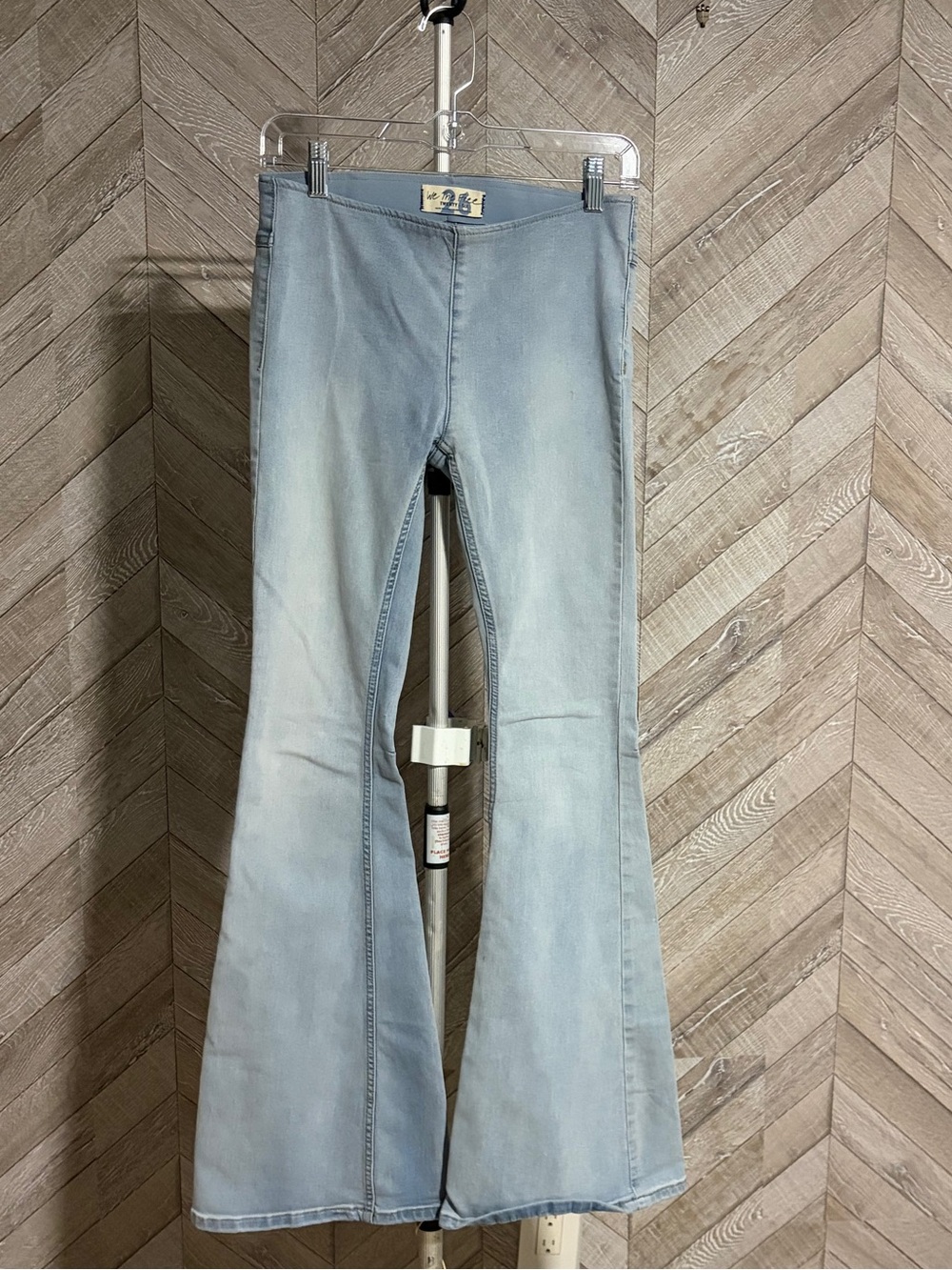 Light Wash Flare Jeans - FREE PEOPLE